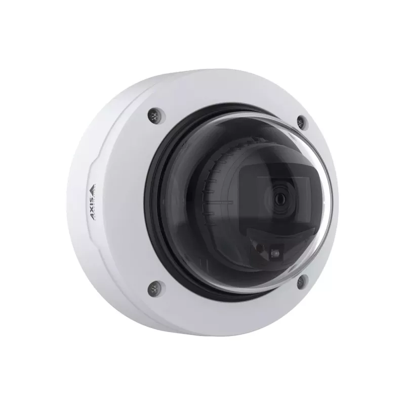 IP kupolinė apsaugos kamera AXIS P3277‑LV — 2592×1944 CMOS, 104° HFOV, 30 kadrų/s, montavimas prie lubų/sienos, vidaus/lauko