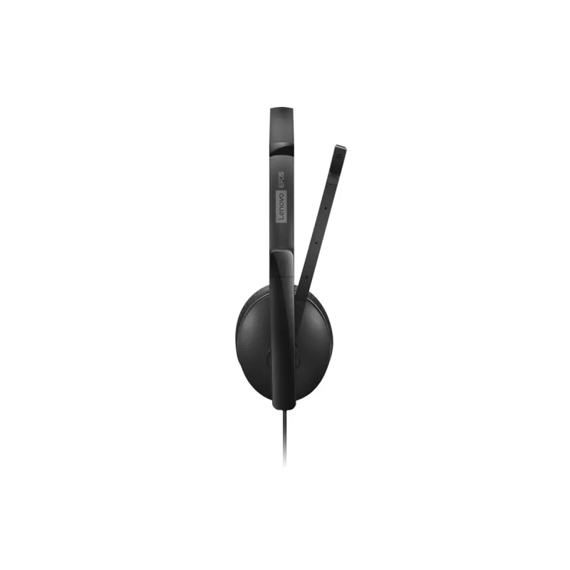 Lenovo 4XD1P83425 ausinės / laisvų rankų įranga Laidinės Ant galvos Skambučiai / Muzika USB Type-A Juoda