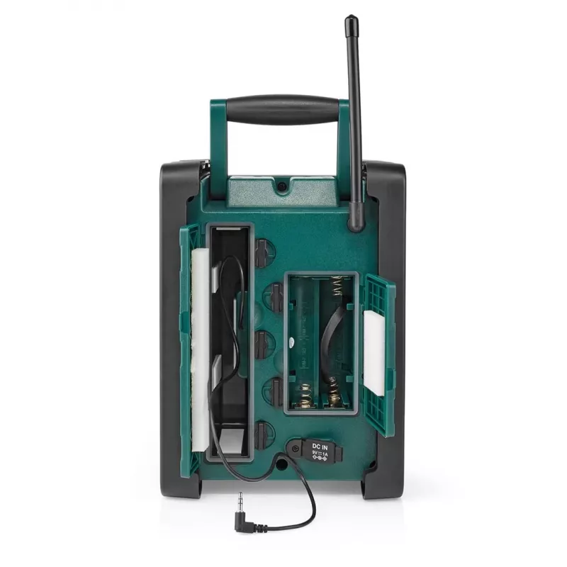 Radijo Nedis RDDB3100GN 15W Bluetooth IP65 juoda/žalia
