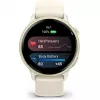 Garmin vívoactive 6 3,05 cm (1,2) AMOLED 42 mm Skaitmeninis 390 x 390 pikselių Liečiamas ekranas Baltas Wi-Fi GPS (palydovas)