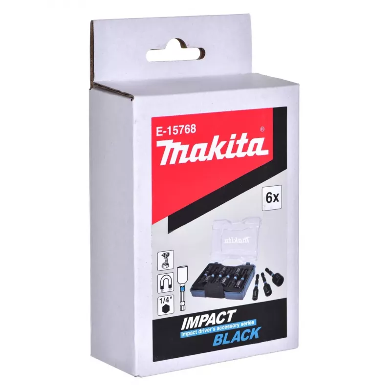 Bitų laikiklių rinkinys Makita 00 — magnetinis bitų laikiklių rinkinys kompaktiškas priedas