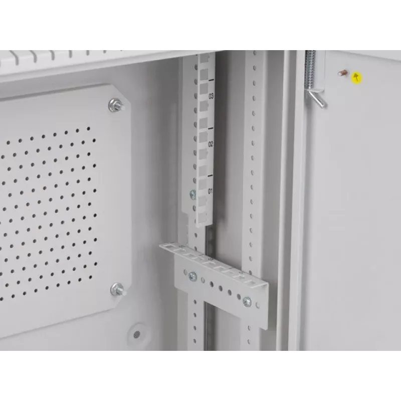 Szafa Rack Lanberg 19 4U+3U 540x200mm, Niskoprofilowa, Wiszca, Szara