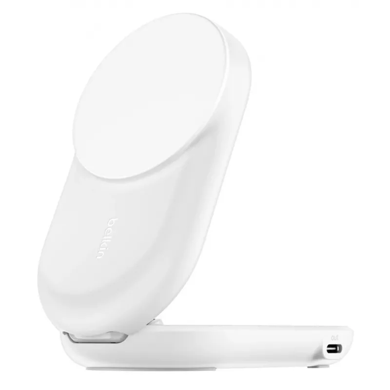 Belkin Qi2 belaidis įkroviklis vidaus USB greitas įkrovimas baltas 1,5 m