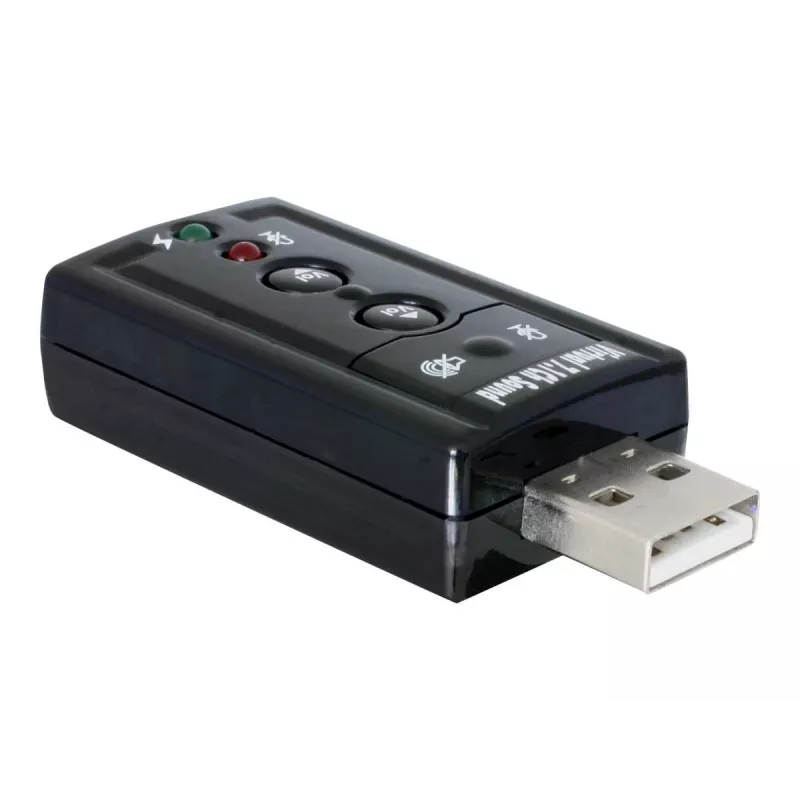 DeLOCK USB garso adapteris 7.1 - Garso plokštė - Stereo - USB (61645)