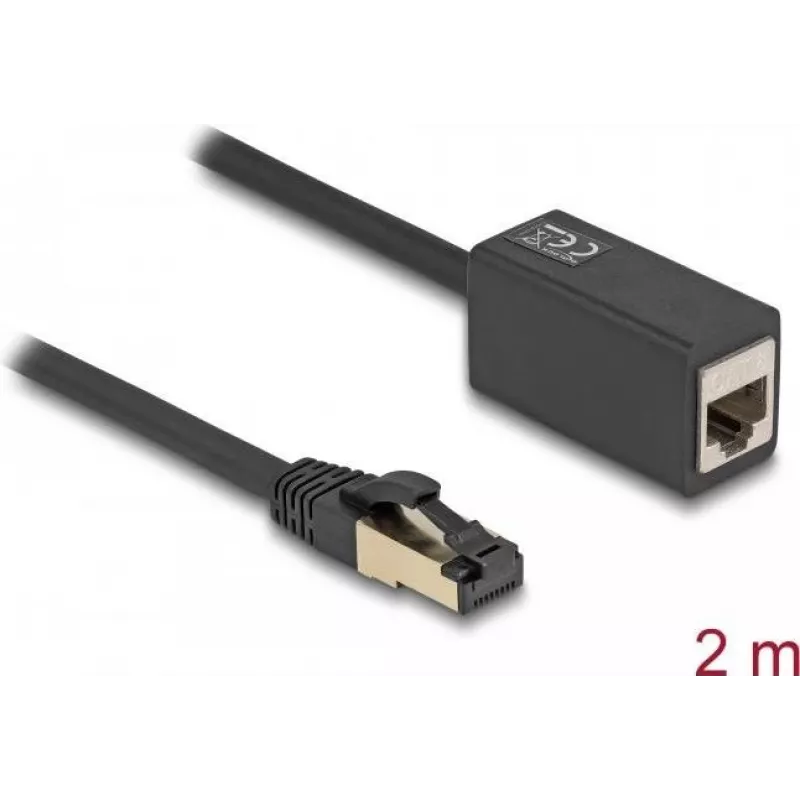 Delock 87106 Ethernet komutacinis kabelis juodas