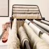 Drabužių džiovinimo stovas VILEDA Infinity Flex Ultimate Telescopic — juodas, dengtas aliuminis, 30 m džiovinimo vietos, sulankstomas, ratukai