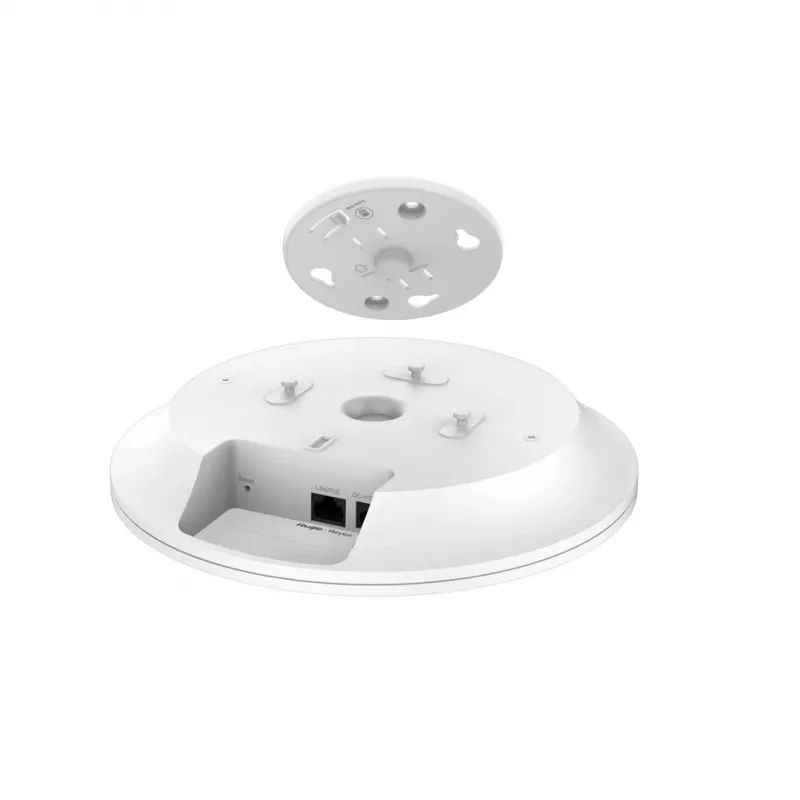 Belaidis prieigos taškas RUIJIE RG-RAP2266 Wi‑Fi 6, dviejų dažnių 2,4/5 GHz, 2976 Mbps, 1x GbE, PoE, montavimas ant lubų