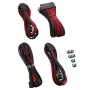 CableMod PRO ModMesh 12VHPWR kabelis Extension Kit by CableMod — juoda/raudona, PCIe 12VHPWR 16 kontaktų ilginimo rinkinys