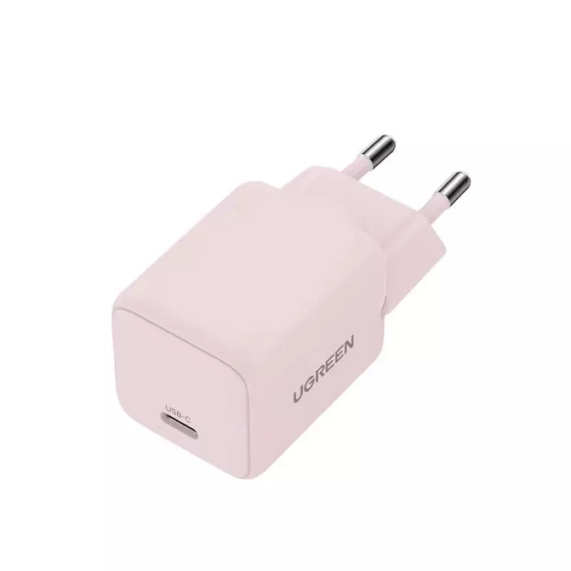 Maitinimo adapteris UGREEN X512 20W USB-C PD greitas įkrovimas, rožinis