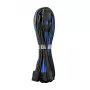 Maitinimo kabelis CableMod PRO ModMesh 12VHPWR į 8 kontaktų PCIe, 45 cm, juoda/mėlyna