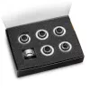 EK Water Blocks EK-Quantum Torque HDC 16 – 6 vnt. rinkinys, sidabrinė