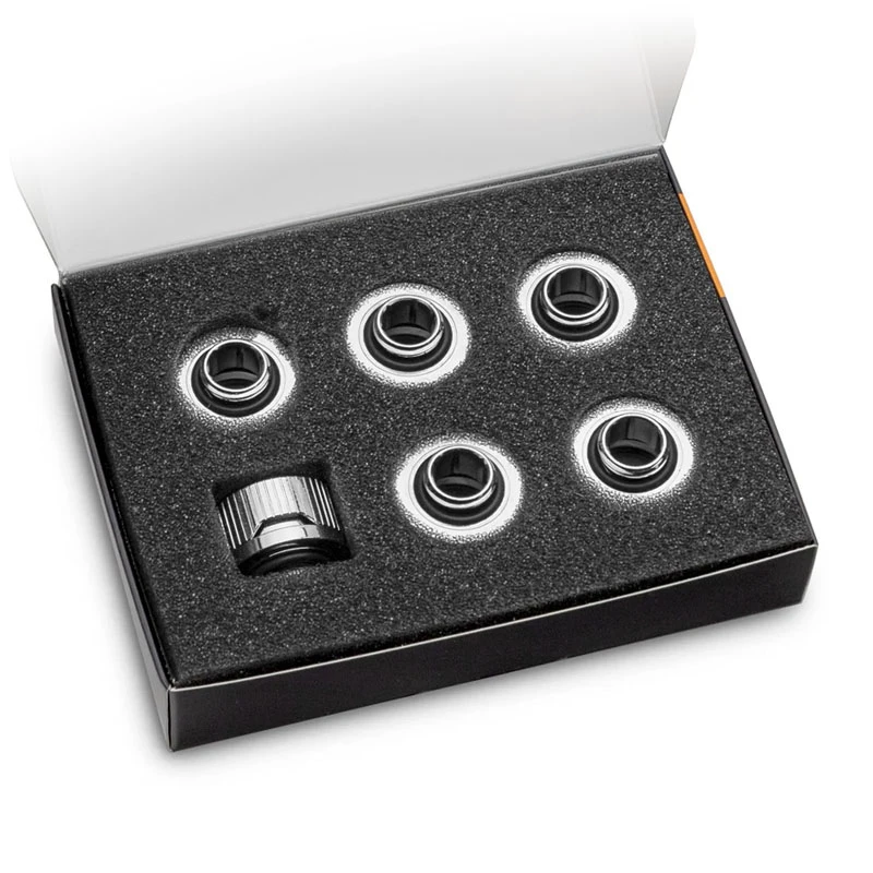 EK Water Blocks EK-Quantum Torque HDC 16 – 6 vnt. rinkinys, sidabrinė