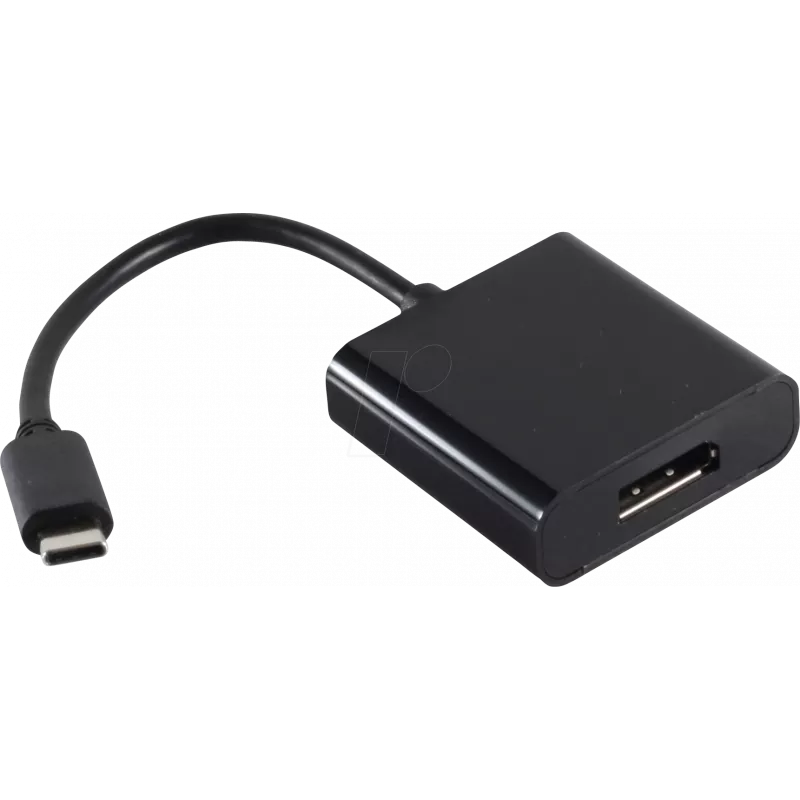 vaizdo kabelio adapteris USB Type-C DisplayPort ShiverPeaks BS14-05002