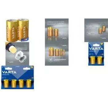 Baterija Varta 4114 LONGLIFE Baby C 1.5V – Dydis C (R14) Pirminė šarminė celė