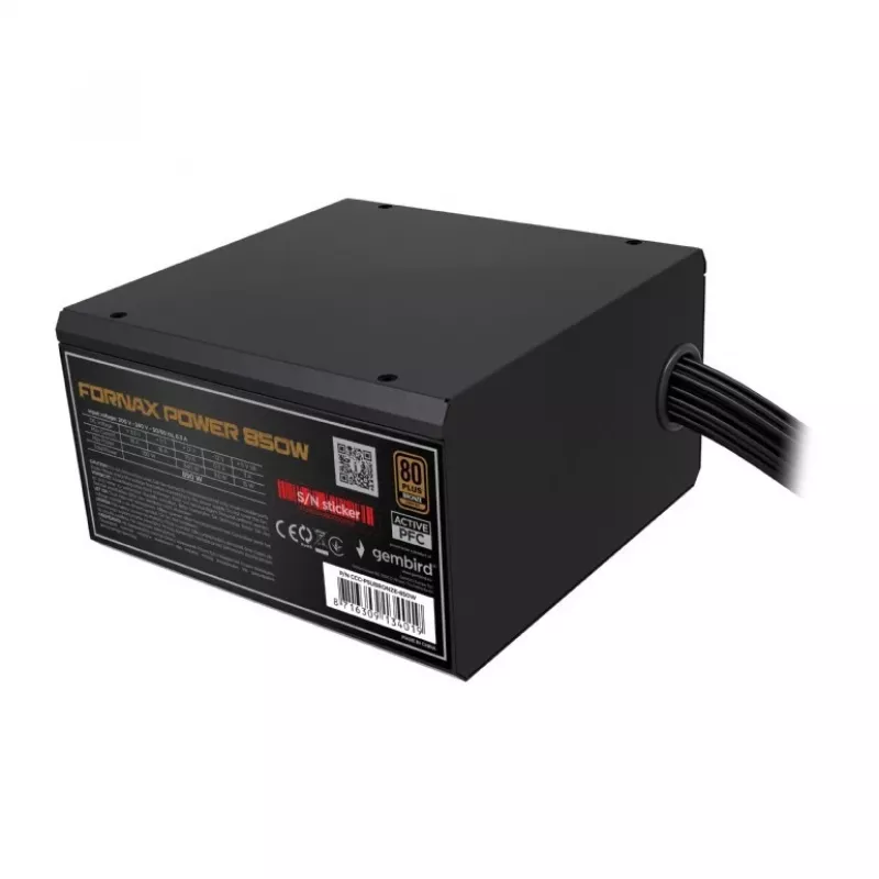 Maitinimo blokas 850W aktyvus PFC 12 cm ventiliatorius 80+Bronze pramoninis