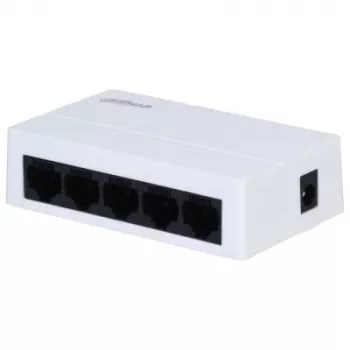 Tinklo komutatorius DAHUA SG1005L-EUR 5 prievadų 10/100 Mbps su 1 Gigabit uplink