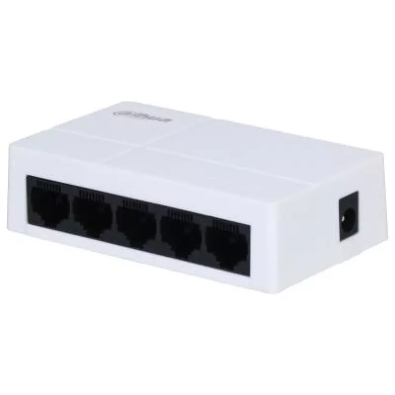 Tinklo komutatorius DAHUA SG1005L-EUR 5 prievadų 10/100 Mbps su 1 Gigabit uplink