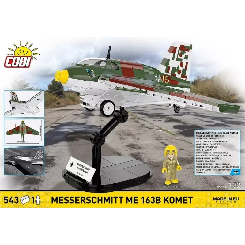 Blokai Messerschmitt Me 163B Comet 543 blokai