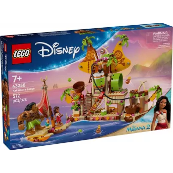 LEGO Disney Kakamora Barge žaidimų rinkinys 43258 — 572 detalės, 2 minifigūrėlės, nuo 7 metų