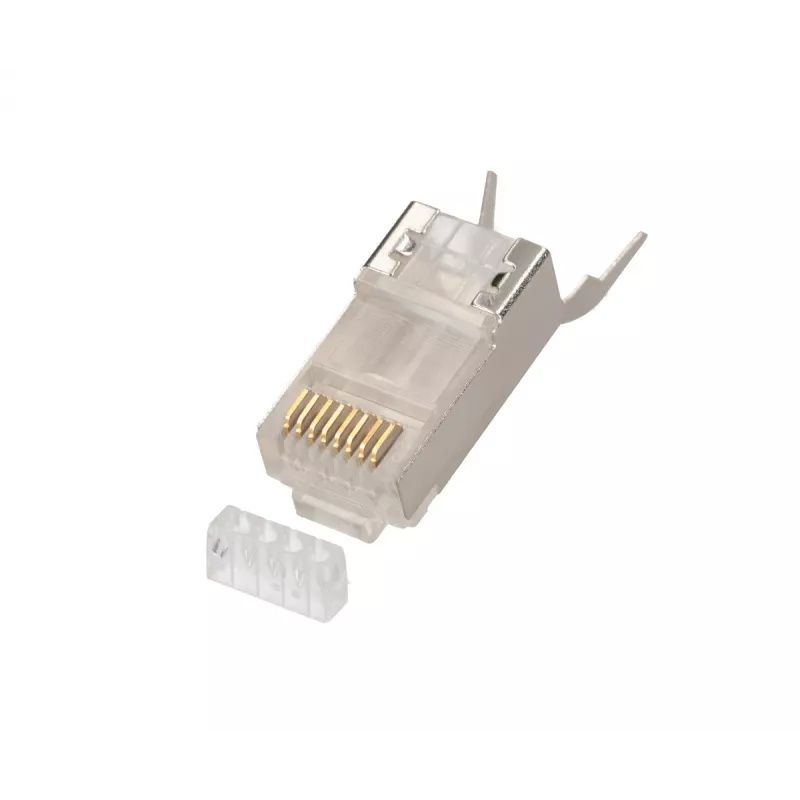 RJ45 jungtis Extralink CAT6A FTP 8P8C, permatoma, kištukas/lizdas, 1 vnt.