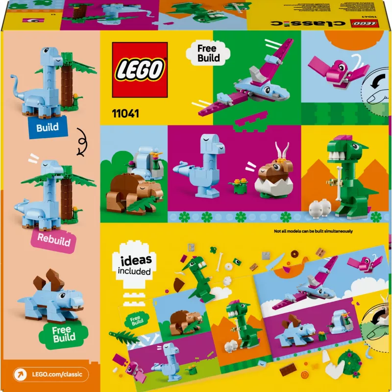 LEGO CLASSIC 11041 Kūrybingi dinozaurai