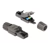 Tinklo kabelis DeLOCK RJ45 kištukas Cat.8.1 STP be įrankių juodas