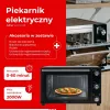 Elektrinė orkaitė Adler AD 6028 — 60 l, 2000 W, laisvai pastatoma, sukamieji valdikliai, grilio iešmas, maks. 230 °C, juoda