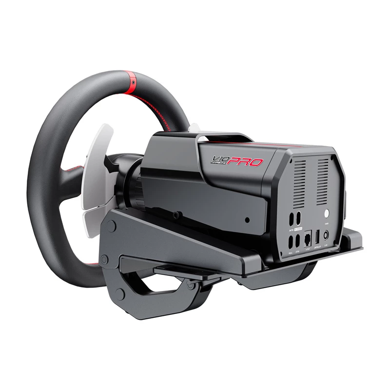 Vairas ir pedalų rinkinys PXN V10 Pro, skirtas PC, PS4, Xbox One, Xbox Series X|S — suderinamas su jėgos grįžtamuoju ryšiu, USB jungtis