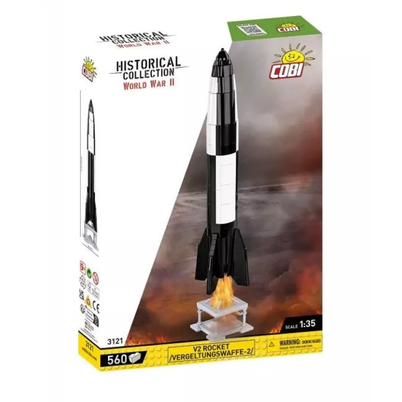 Statybinis rinkinys COBI V2 Rocket 560 dalių Antrasis pasaulinis karas