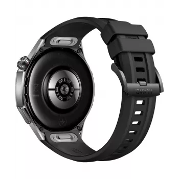 Išmanusis laikrodis HUAWEI WATCH GT5 Pro 46mm — 1,43 colio AMOLED, GPS, 524 mAh, titano korpusas, juodas dirželis