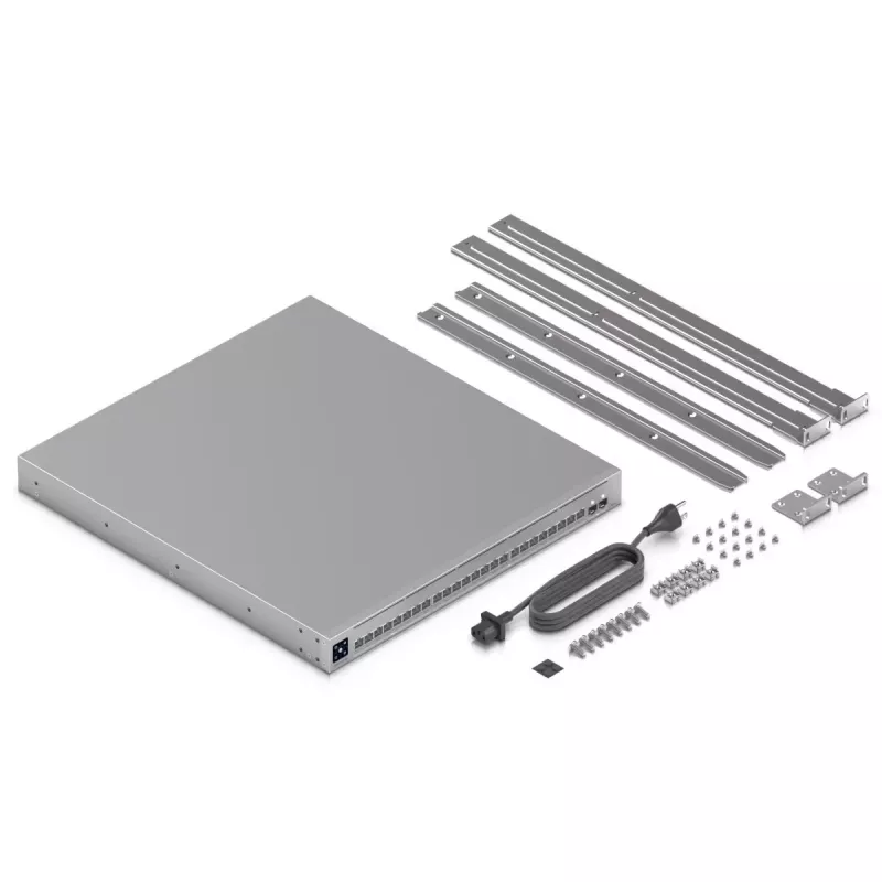 UBIQUITI USW‑Pro‑XG‑24‑PoE valdomas komutatorius su 24 prievadais ir 720W PoE