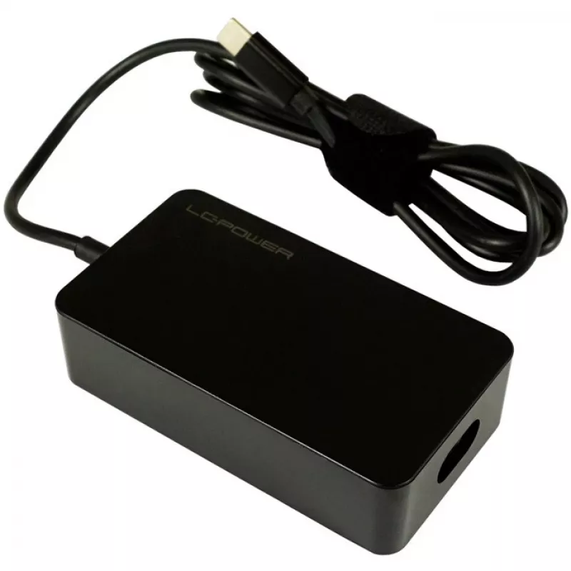 LC Power LC-NB-PRO-45-C - Maitinimo šaltinis - AC 110-240 V - 45 W - Juoda