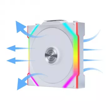 Lian Li UNI FAN SL Wireless 120 ARGB Reverse Blade Balta 3 vnt. pakuotė