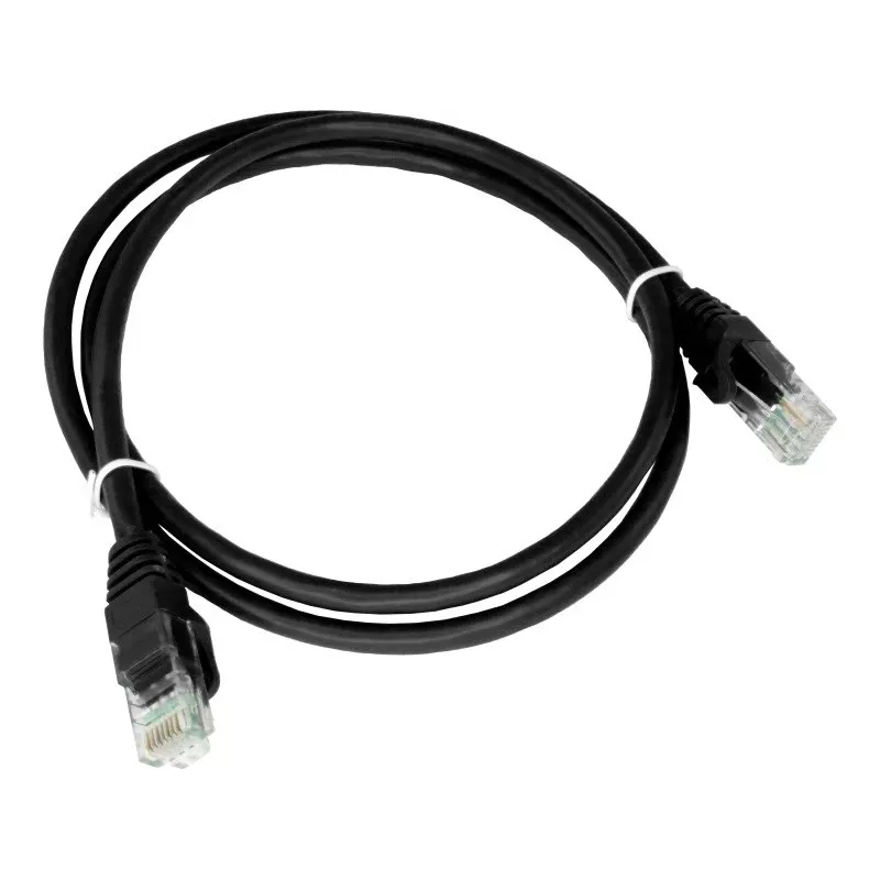 Alantec KKU5CZA1 tinklo kabelis Juodas 0,25 m Cat5e U/UTP (UTP)