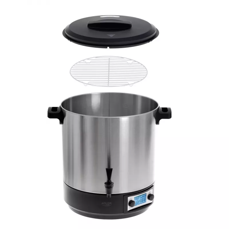 Konservavimo katilas Adler AD 4496 28L 2600W nerūdijantis plienas juodas