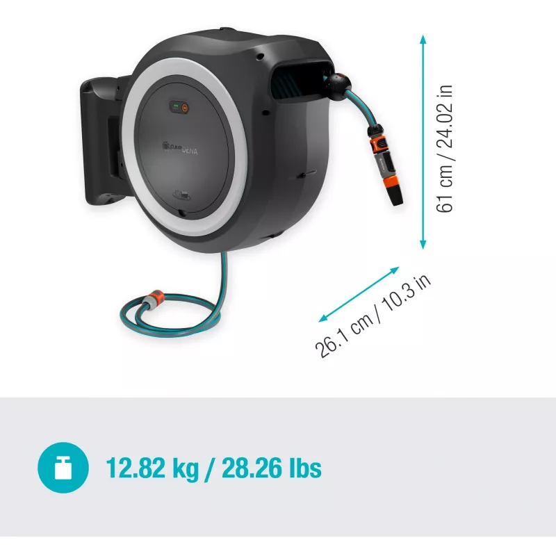 GARDENA 18642-20 sodo žarna 35 m juoda 1,3 cm skersmuo
