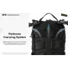 Keliautinė kuprinė Nitecore BP18 — juoda nailono/poliesterio, 240×160×470 mm