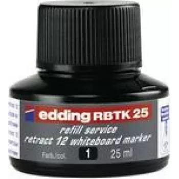 Papildymas Edding RBTK 25 žymekliui, juodas rašalas, 25 ml