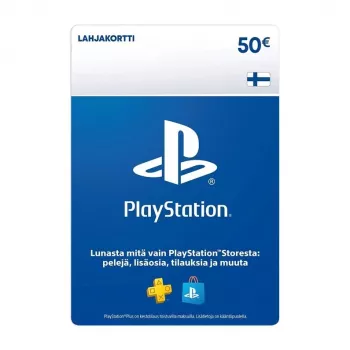 Skaitmeninė PlayStation Network Live Card Sony 50€ – išankstinė piniginės kreditas PlayStation Store