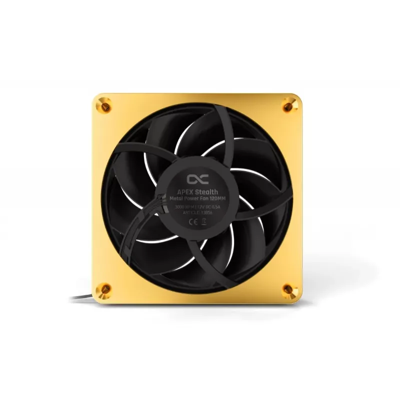 Alphacool LUAC-054 120mm korpuso ventiliatorius – Auksinė