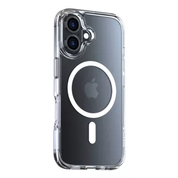 Apsauginis dėklas Torras Diamond‑Mag Series skirtas iPhone 16 Plus, permatomas, magnetinis tvirtinimas