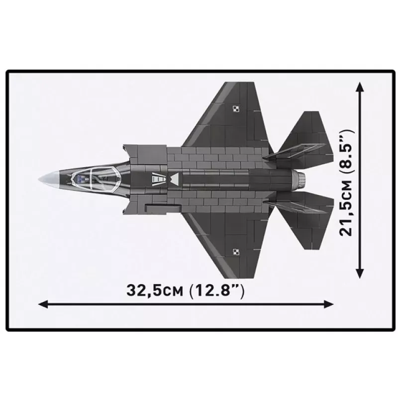 Konstruktorius Cobi F-35A Lightning II — 605 detalės, mastelio modelis