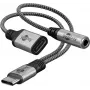 Goobay USB-C™ į USB-C™ ir 3,5 mm AUX lizdo adapteris (74524)