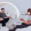 Mikrofono strypo svirtis RØDE PSA1 White — reguliuojamas studijos laikiklis, 840 mm aukštis, pasukamas laikiklis, kabelių valdymas
