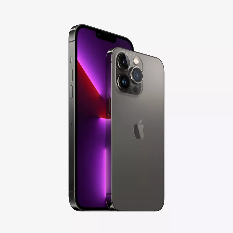 Atnaujintas telefonas „iPhone 13 PRO“ / 128 GB, grafito, A klasė, raudonas