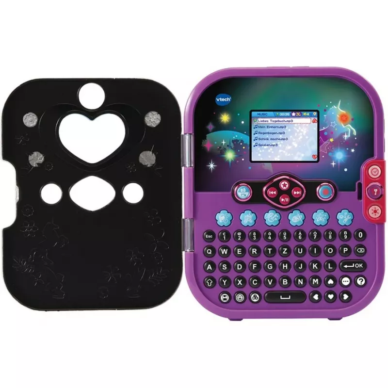 Kidisecrets Selfie Music 2.0, mokomasis kompiuteris juoda/violetinė