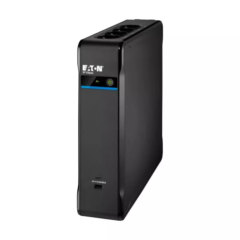 Eaton 3P Ellipse UPS nepertraukiamo maitinimo šaltinis budėjimo režimo neprisijungus 1,3 kVA 840 W 8 kintamosios srovės lizdai