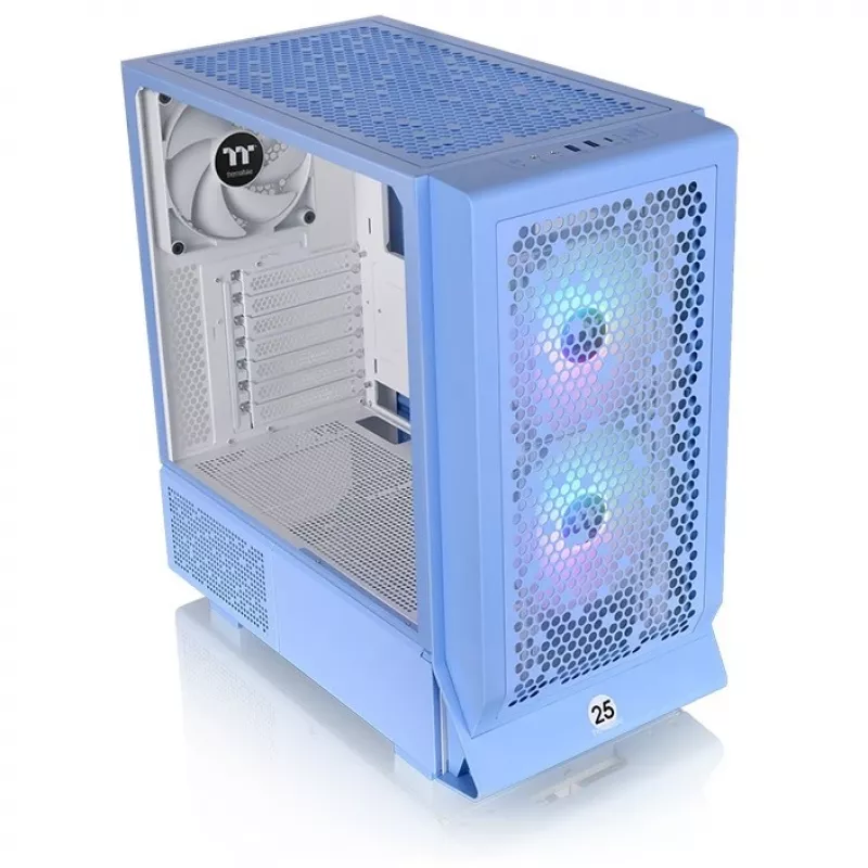 Thermaltake Ceres 330 TG - Midi bokštas - PC - Mėlyna - ATX - EATX - micro ATX - Mini-ITX - SPCC - Grūdintas stiklas - 18,5 cm (CA-1Y2-00MFWN-00)