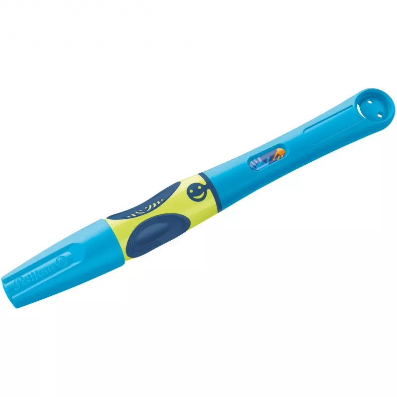 Pelikan griffix® plunksnakotis dešiniarankiams - Neon Fresh Blue - Mėlynas - Užpildymo kasetėmis sistema - Mėlynas - Plastikas - Nerūdijantis plienas - Dešiniarankiams (820363)
