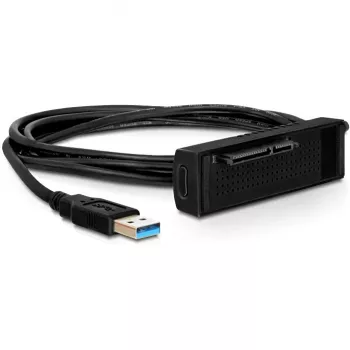 Delock prijungimo stotelė SATA HDD > USB3.0 - Storage valdiklis - 2.5 / 3.5 bendra - SATA 6Gb/s - USB3.0 (61858)